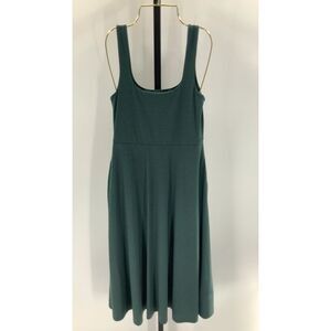 Quince flowknit Green Sleeveless Dress